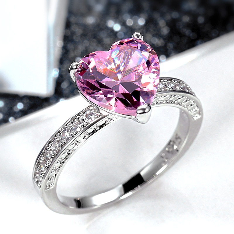 Pink Heart Wedding Ring | atelier-yuwa.ciao.jp