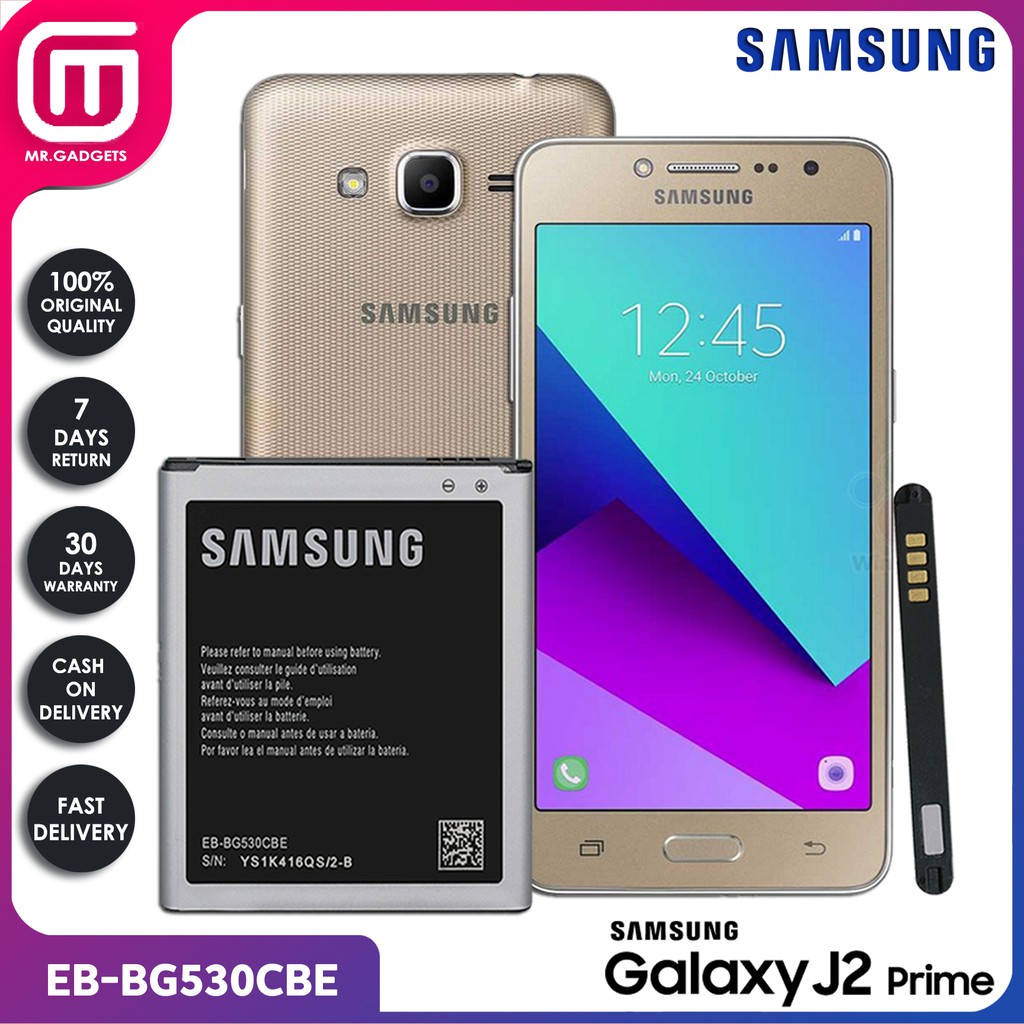 Samsung Galaxy J2 Prime Battery G532f G532g G532m G532mt Eb Bg530bbc Shopee Philippines