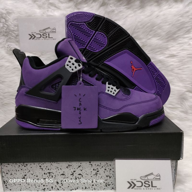 purple travis scott 4s