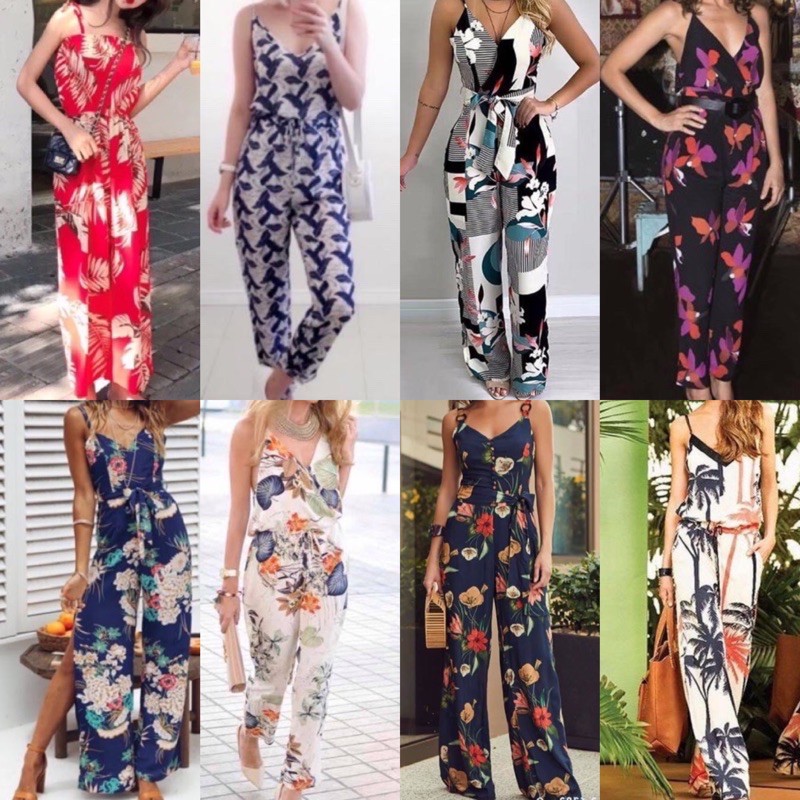 casual floral jumpsuit