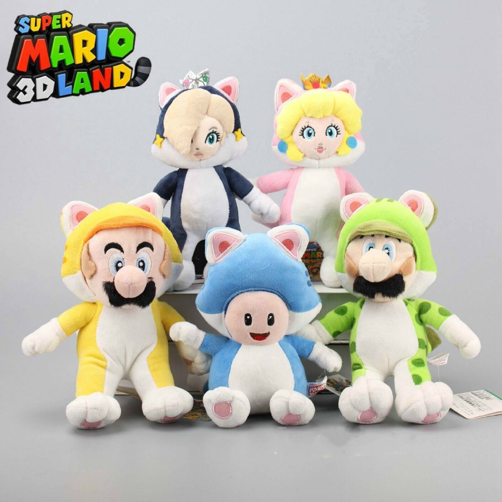 super mario 3d world plush