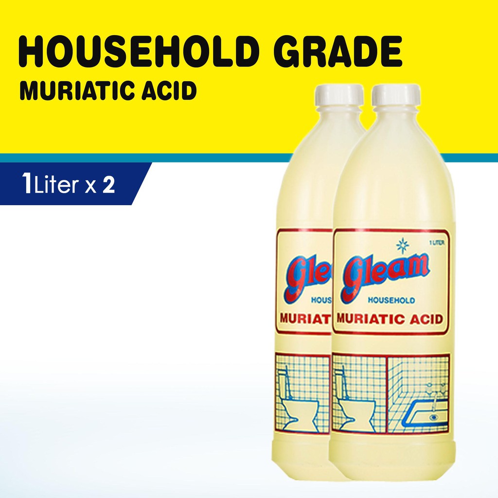Gleam Muriatic Acid 1L by 2s Shopee Philippines