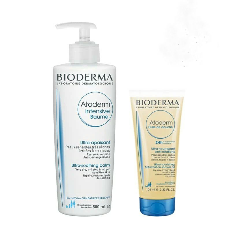 Bioderma ATODERM INTENSIVE (500ml) + FREE ATODERM SHOWER GEL (100ml)