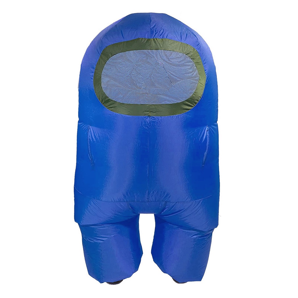 Game Among Us Costume Cosplay Mask Funny Inflated Garment You're Dumb ...