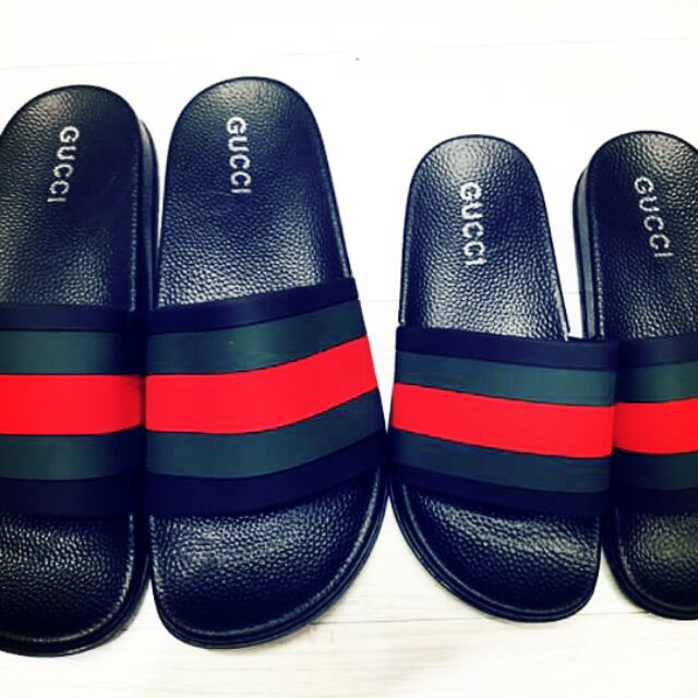 gucci sandals on feet