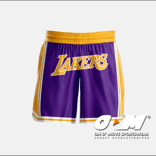 lakers retro shorts