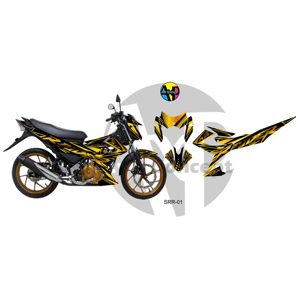 Suzuki Raider 150 Reborn Laminated Decals SRR-01 | Shopee Philippines