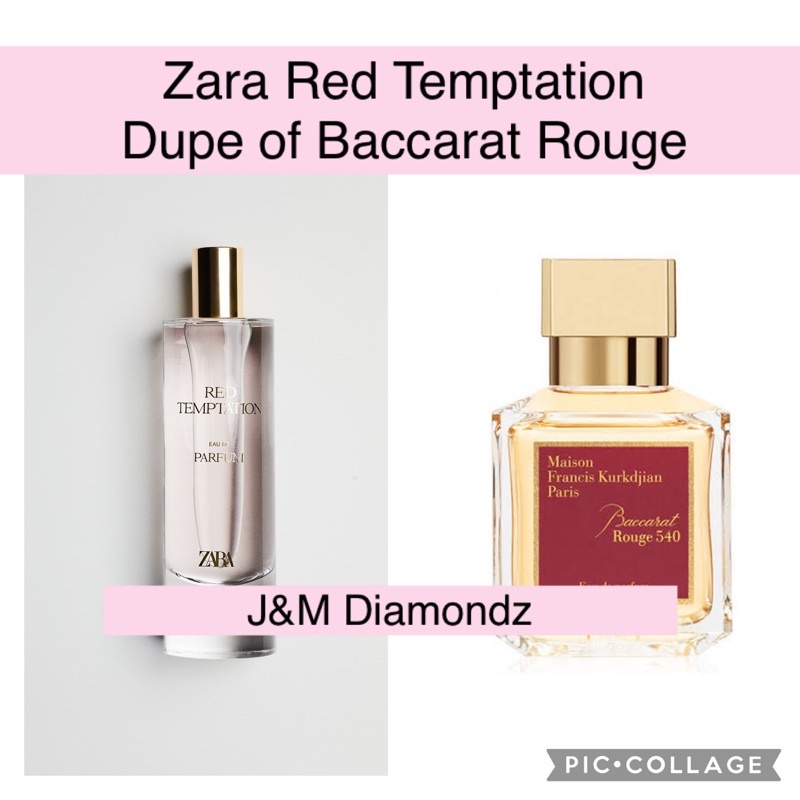 Baccarat Rouge 540 Vs Zara Red Temptation Perfume ubicaciondepersonas