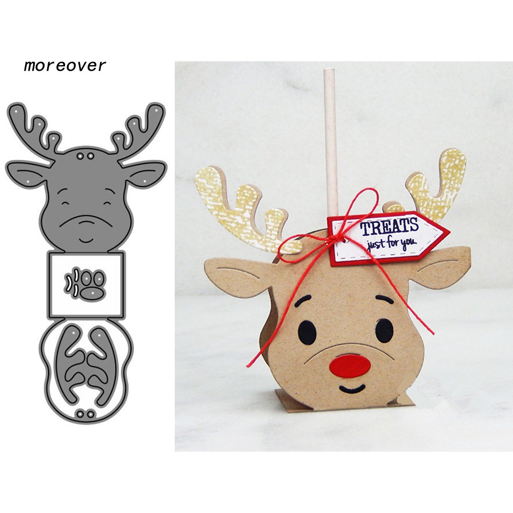 Maserfaliw Cutting Dies Deer Box Metal DIY Scrapbook Emboss Paper Cards Craft Punch Stencil