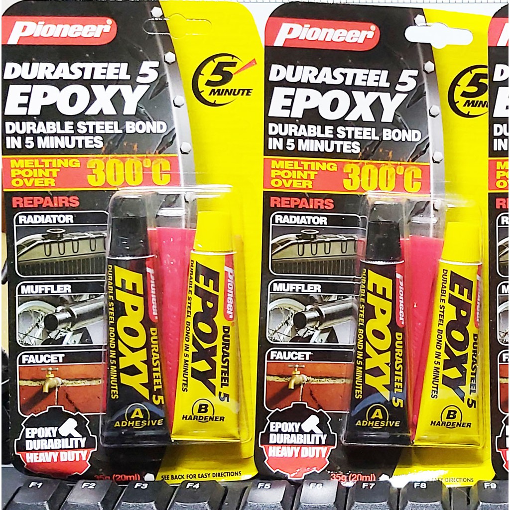 Heavy Duty Pioneer Durasteel Epoxy 5 Minutes 35G Shopee Philippines