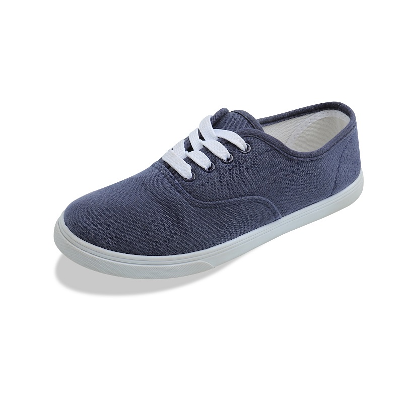 basic edition white canvas shoes