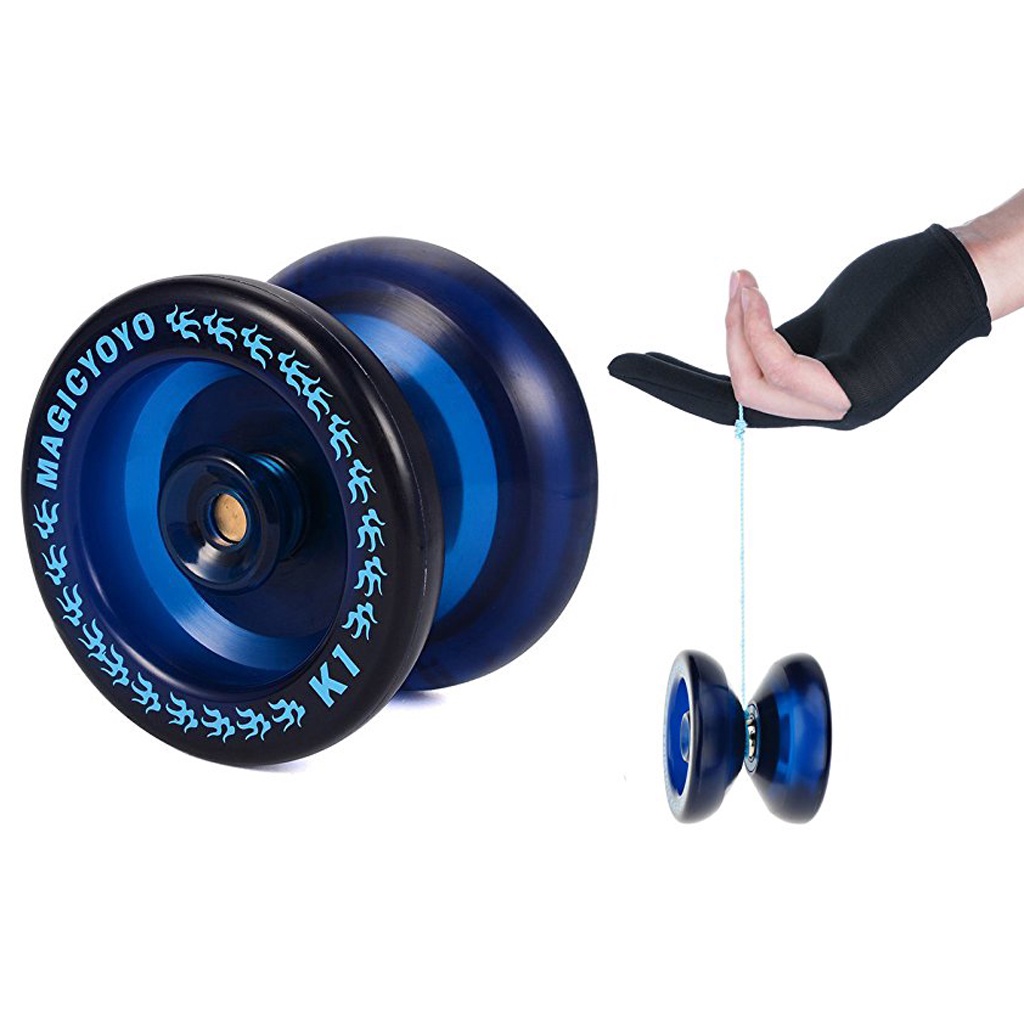 K1 Professional ABS YoYo Ball Bearing String Trick Toy Blue Shopee