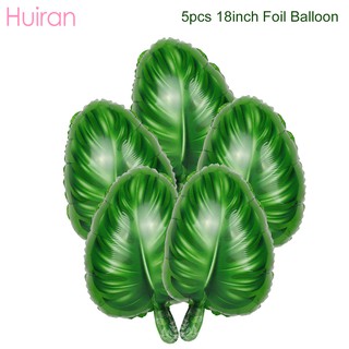 ️5 pcs Palm Leaf Foil Balloons String Birthday Decor Party Decorations Baloons Event Party home decorations Arch Kit #1