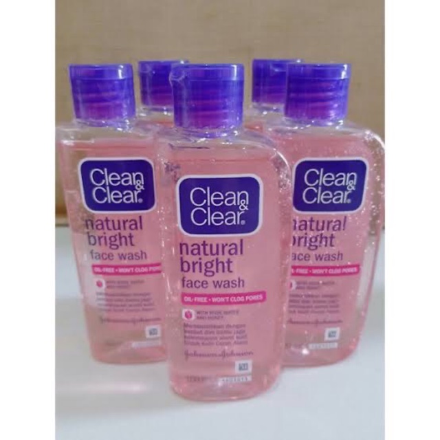 50ml 100ml Clean and Clear Natural Bright Face Wash for Skin Care