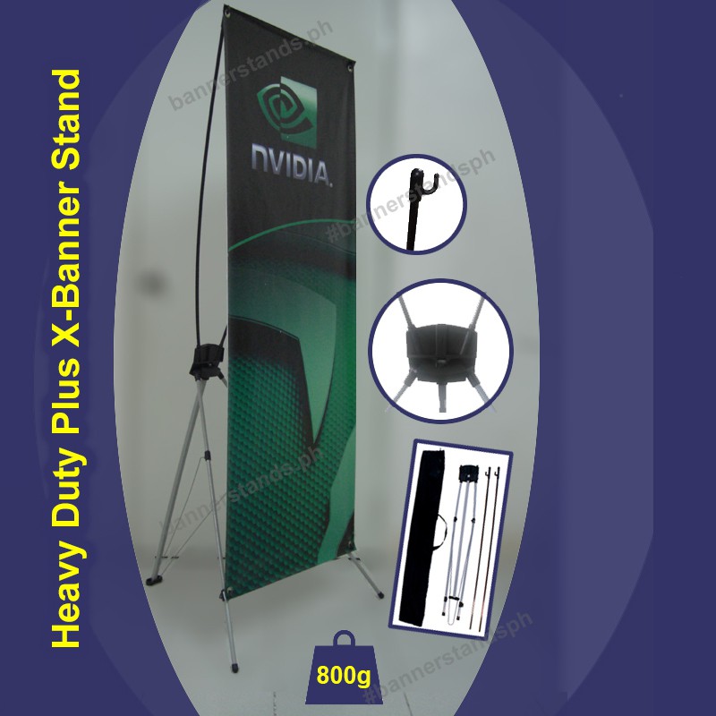 Tarpaulin Stand X Banner XBanner 2x5 2ft x 5ft Heavy Duty PLUS Tarp ...