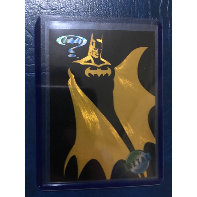 1995 Batman forever Metal Gold blaster BATMAN Special card by Fleer Vintage  rare | Shopee Philippines
