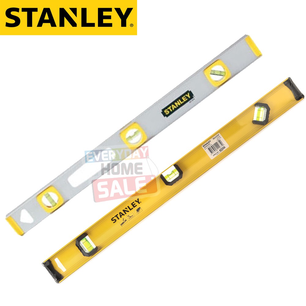 Stanley Aluminum Level Bar IBeam with Three Vials Shopee Philippines