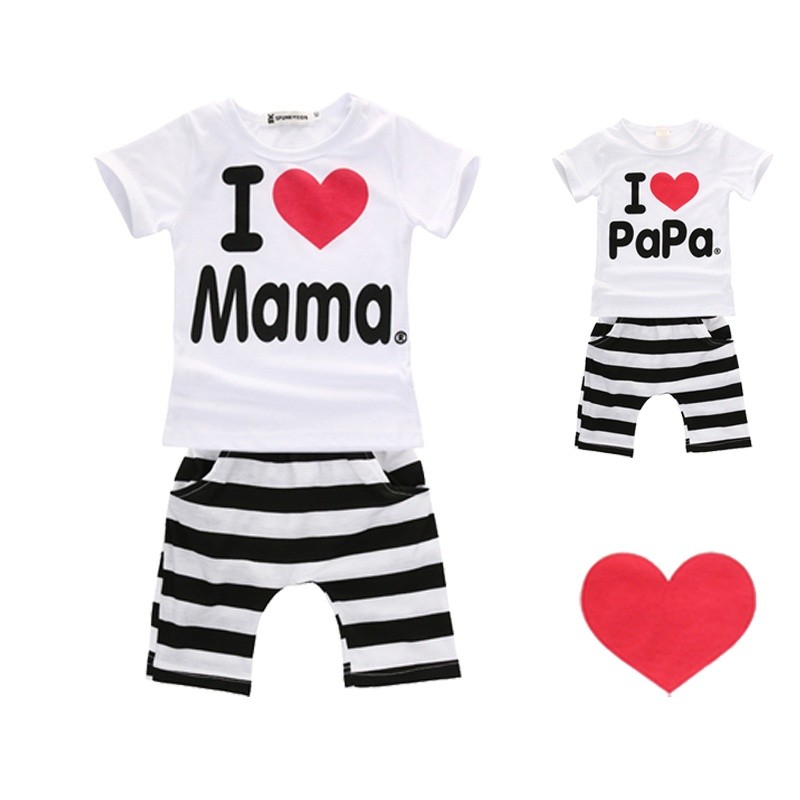 i love papa baby clothes