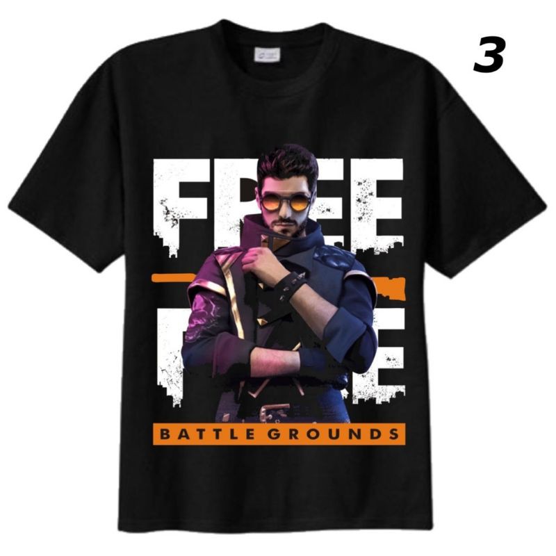 Free Fire Shirts For Boys Ff T Shirts Ff Distro Children Until Adult Games Dj Alok Shopee Philippines