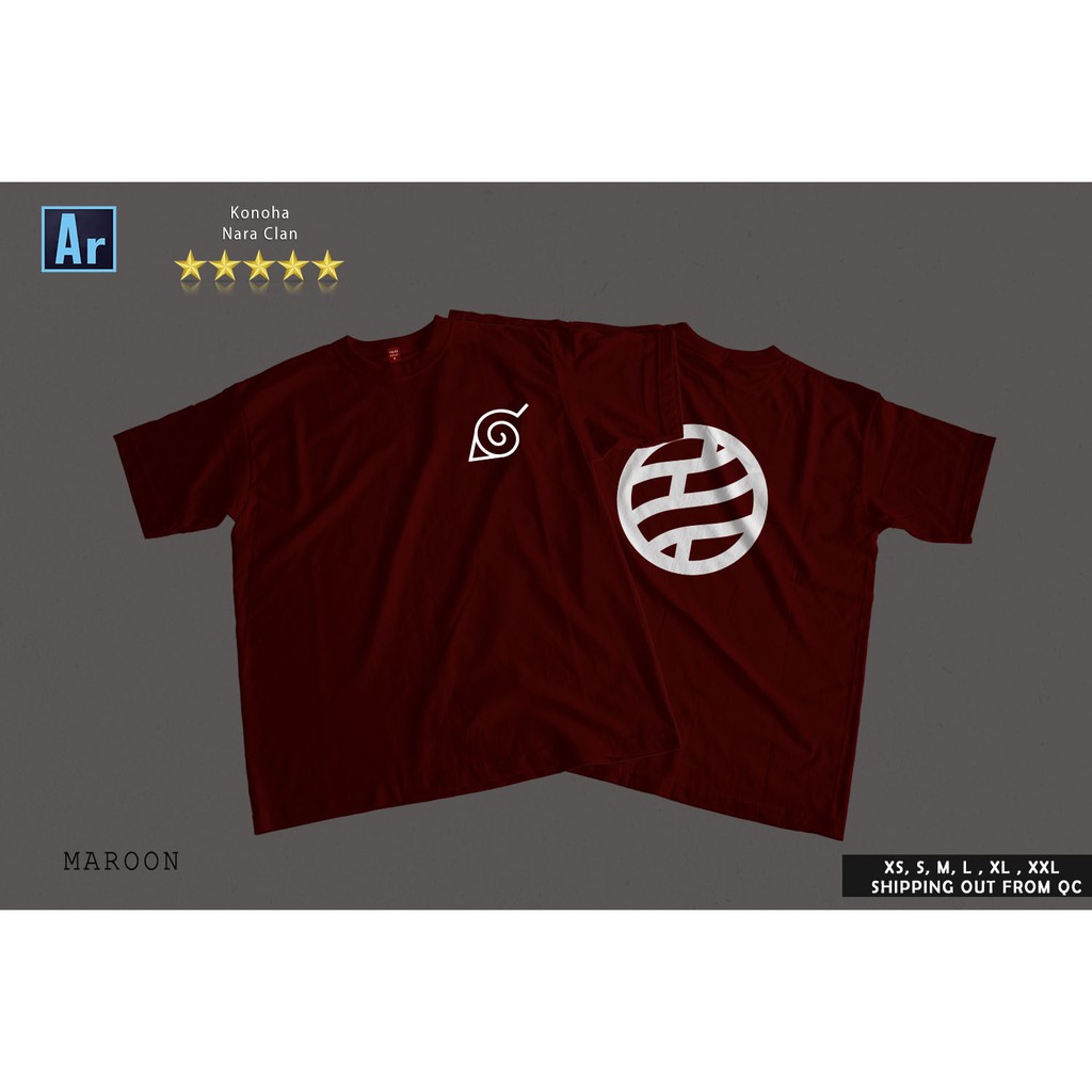 AR Tees Nara Clan Konoha Hidden Leaf Customized Shirt Unisex T-shirt