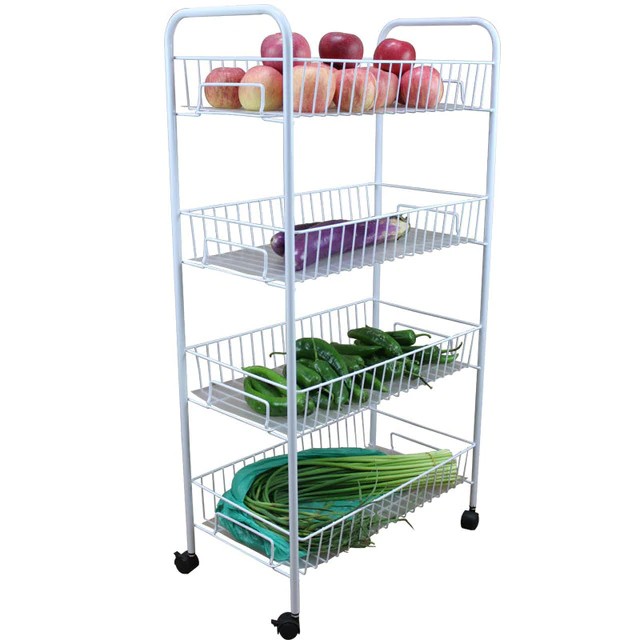 shelving rack with wheels