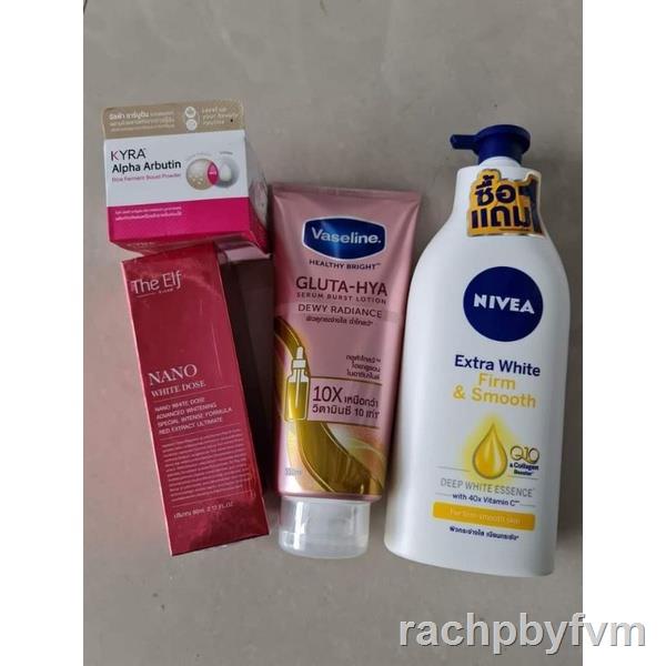 NIVEA & VASELINE HEALTHY BRIGHT GLUTA HYA SERUM BURST UV LOTION