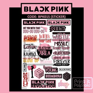 blackpink big set stickers journal kpop jennie lisa jisoo rose shopee philippines