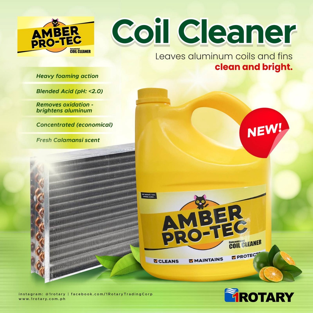1Rotary Amber ProTec Coil Cleaner 4835 Shopee Philippines