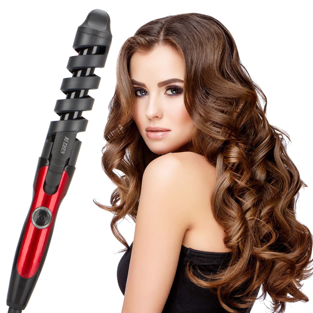 spiral hair curling wand