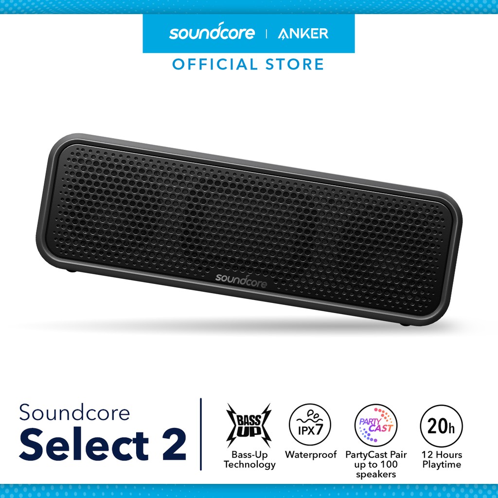 Soundcore Select 2 By Anker Bluetooth Speaker Bluetooth 5 Ipx7 20h Playtime Shopee Philippines