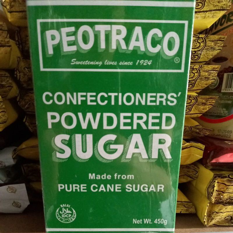 Peotraco Powdered Sugar 450g Shopee Philippines