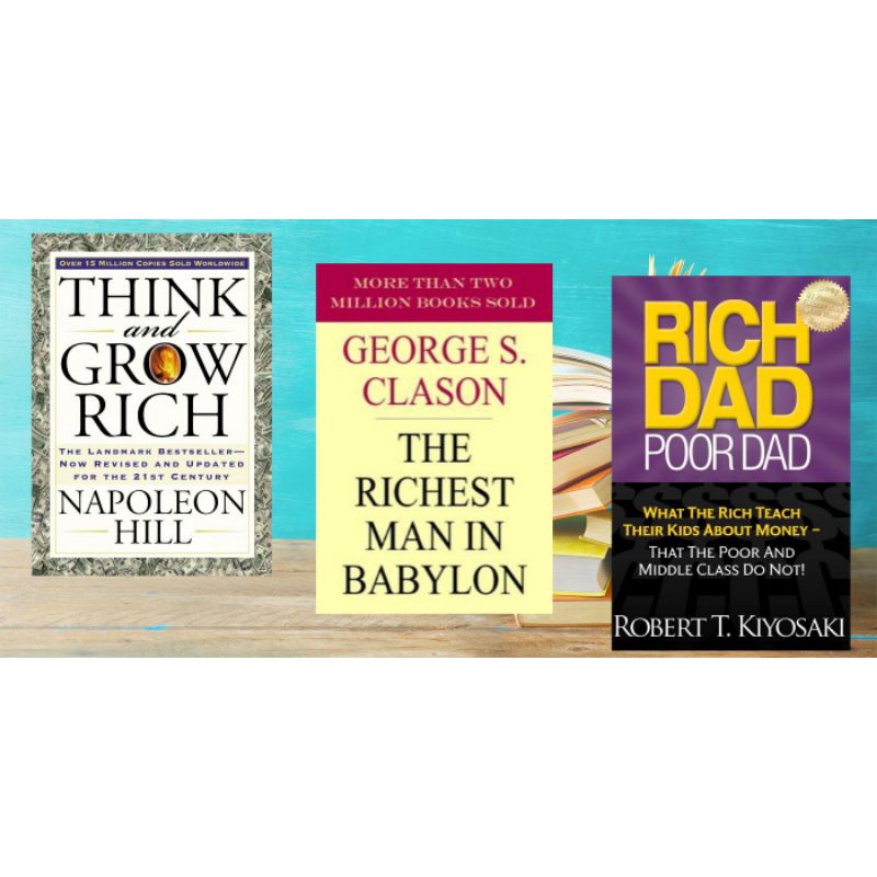 Book Bundle Sale Think And Grow Rich The Richest Man In Babylon Rich Dad Poor Dad Shopee Philippines