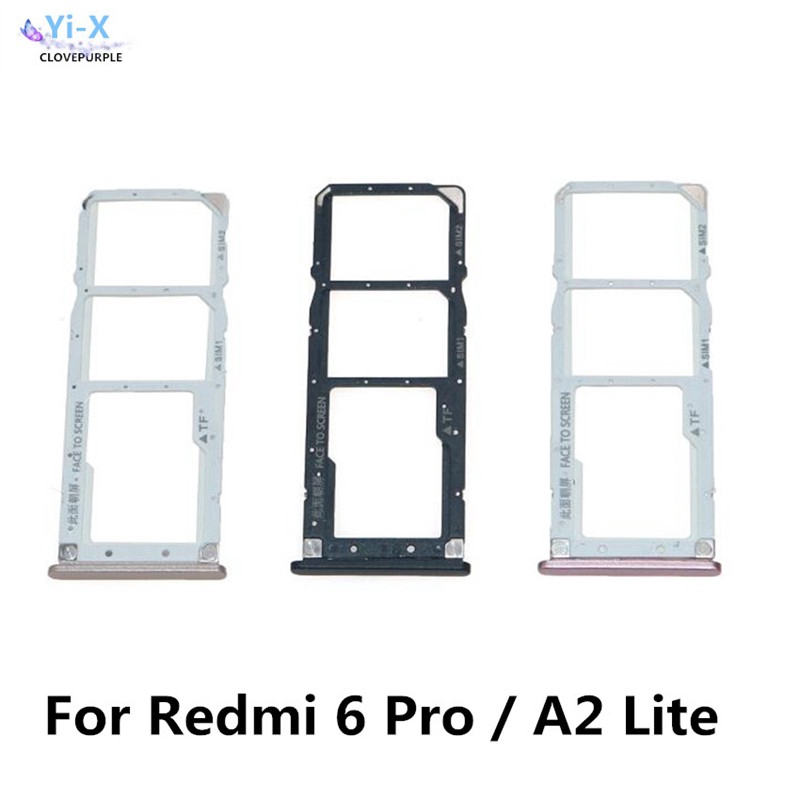 Sim Card Tray Holder Card Slot Holder Adapter For Xiaomi Redmi 6