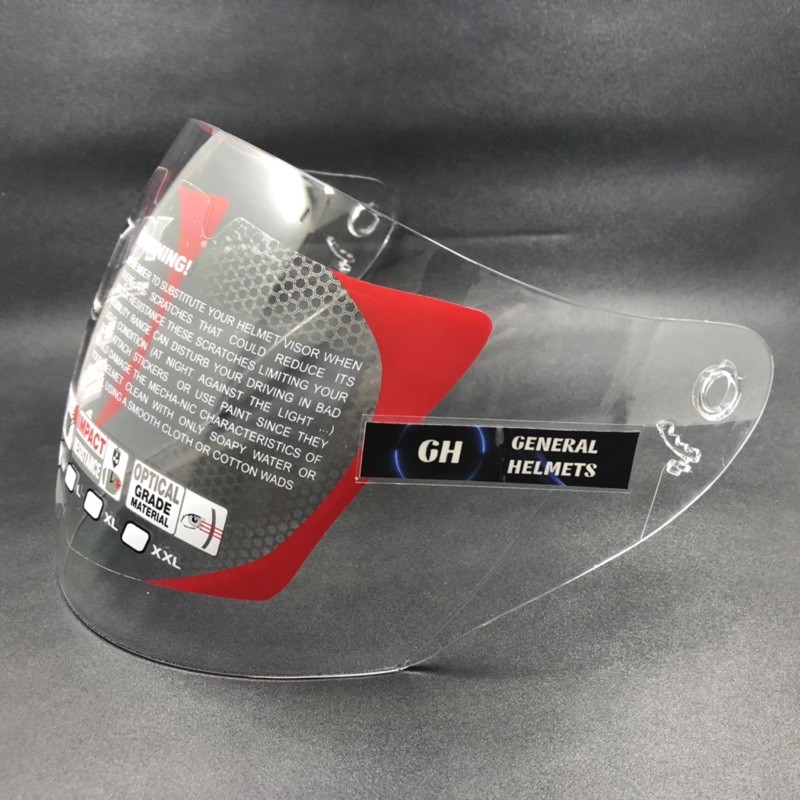 Glass Helmet Kyt Dj Maru Original Ori Clear Clear Visor Shopee