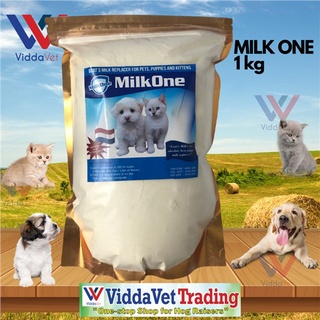 （hot）Milk One Goats Milk Replacer 1 kg for pets puppies puppy cats dogs goat milkone  almond milk pu