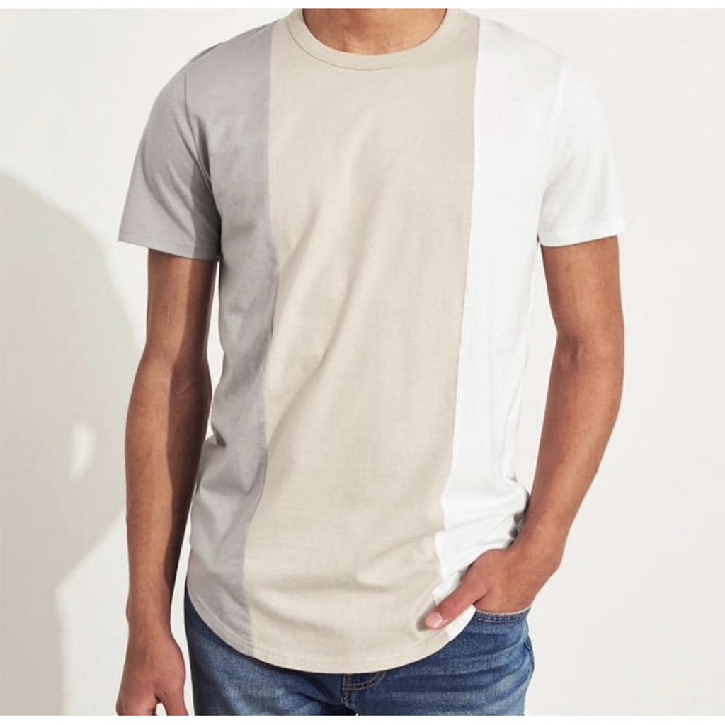 hollister curved hem tee