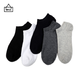 Korean Solid Unisex Pure Cotton Socks Cotton Socks | Shopee Philippines