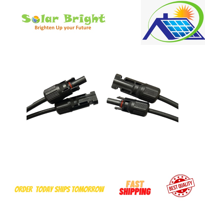 6mm2 Solar PV Cable Twincore 5 10 15 20 30 100 Meters MC4 to MC4 Both  End Crimped Ready To Use — view 2