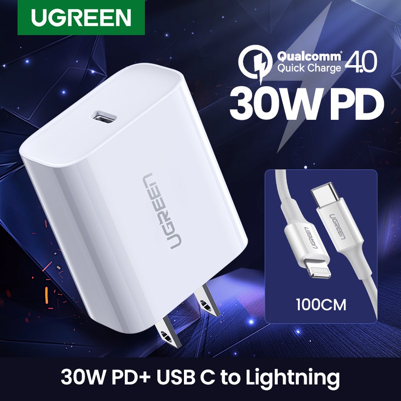 UGREEN 30W USB C Charger PD Type C Wall Charger Power Delivery Charger ...