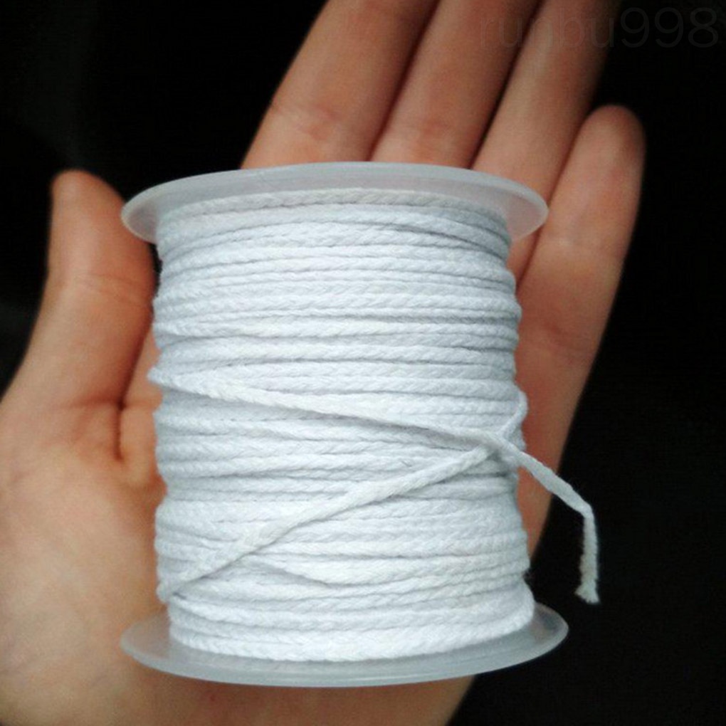 1 Roll Cotton Candle Wick Smokeless Candle Wick 61 Meters for DIY Handmade Candle Making runbu998 store