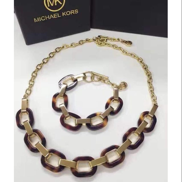 michael kors necklace and bracelet set