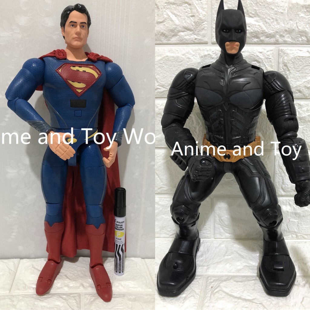 Superman Super Man Batman Thinkway 15 Inches With Sound Action Figure |  Shopee Philippines