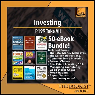 Investing Learning Materials. Learn Investing 50 book bundle