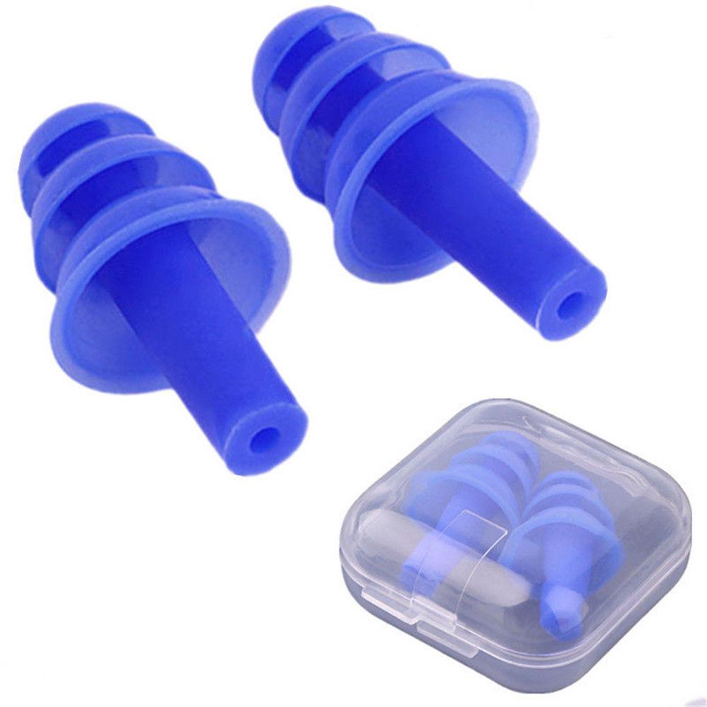 1Pair Soft Silicone Sound insulation Ear Plugs/ Antinoise Sleeping