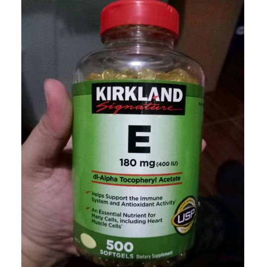 Kirkland Vitamin E 400IU 500 Softgels...(US) Shopee Philippines