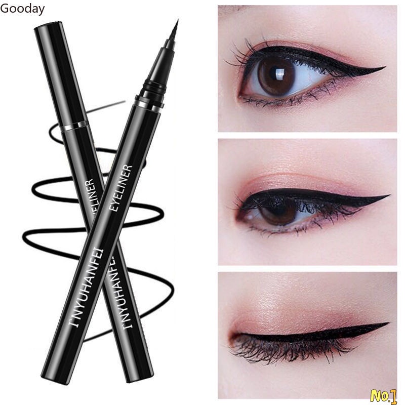 Liquid eyeliner pen is waterproof and sweatproof, long-lasting and does ...