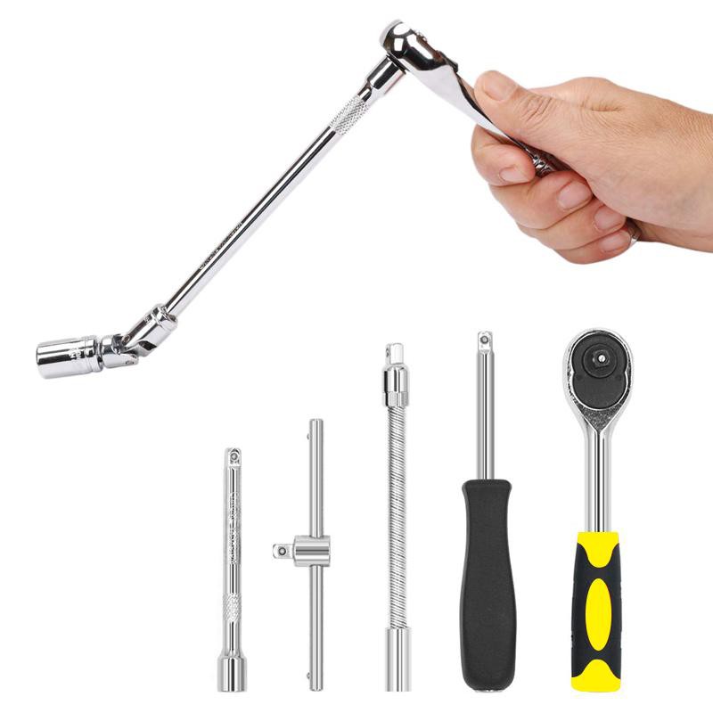 EVX High Quality 46pcs Tool Box Car Motorcycle Repair Set Hand Tools Home Service motor DIY - Image 4