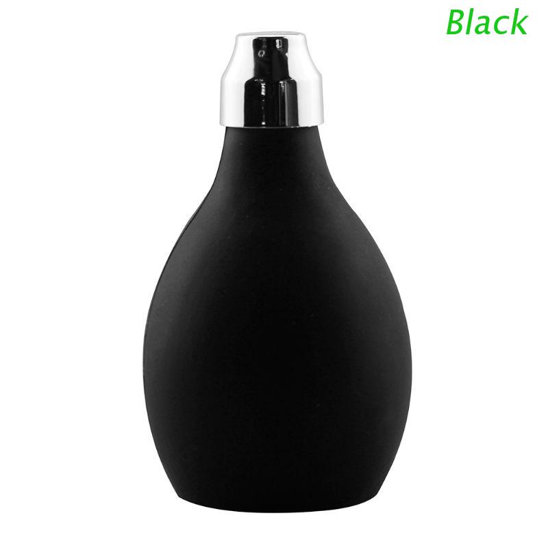 BLACK Powder Spray Bottle Talcum Powder Blower Refillable