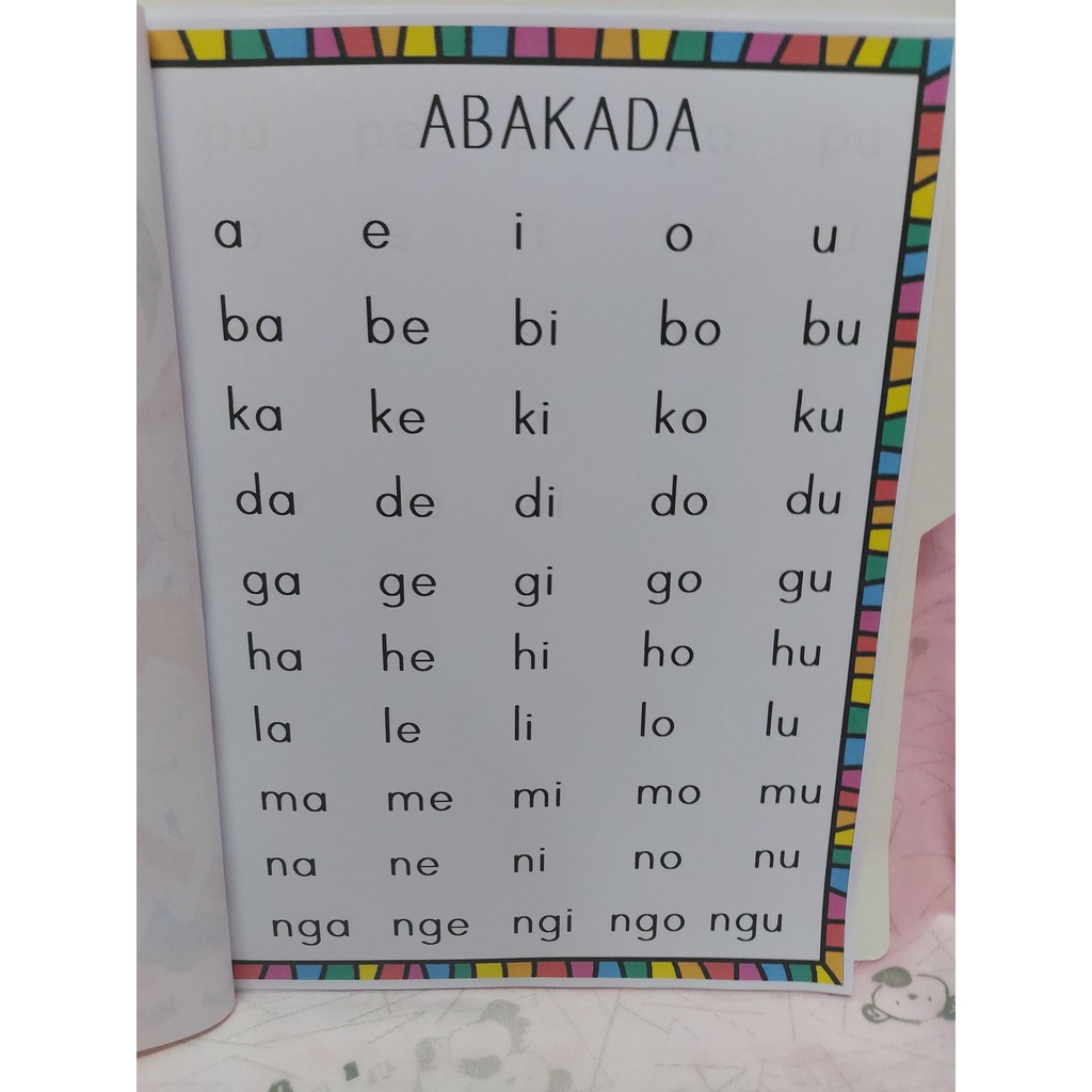 Abakada Pagsasanay Sa Pagbasa Book Shopee Philippines