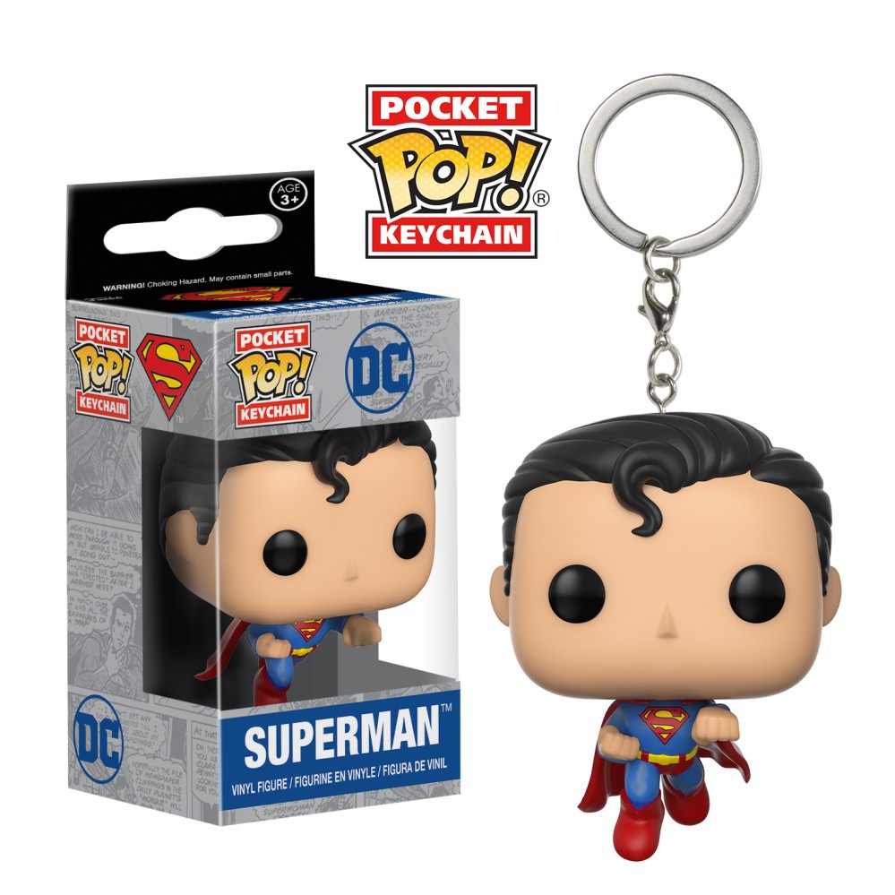 Funko Pocket Keychain Superman Legion of Collectors] Shopee Philippines